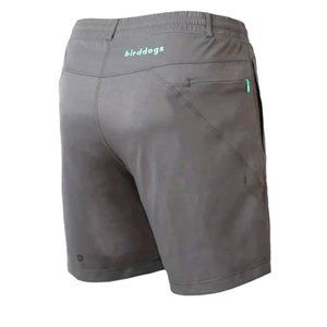Birddogs Sz L 9" Steel Magnolias Shorts Gray Orange Liner Pockets